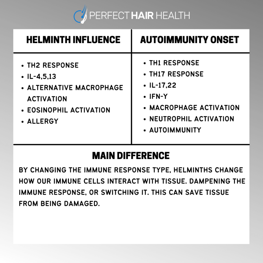 Helminth Therapy for Hair Loss