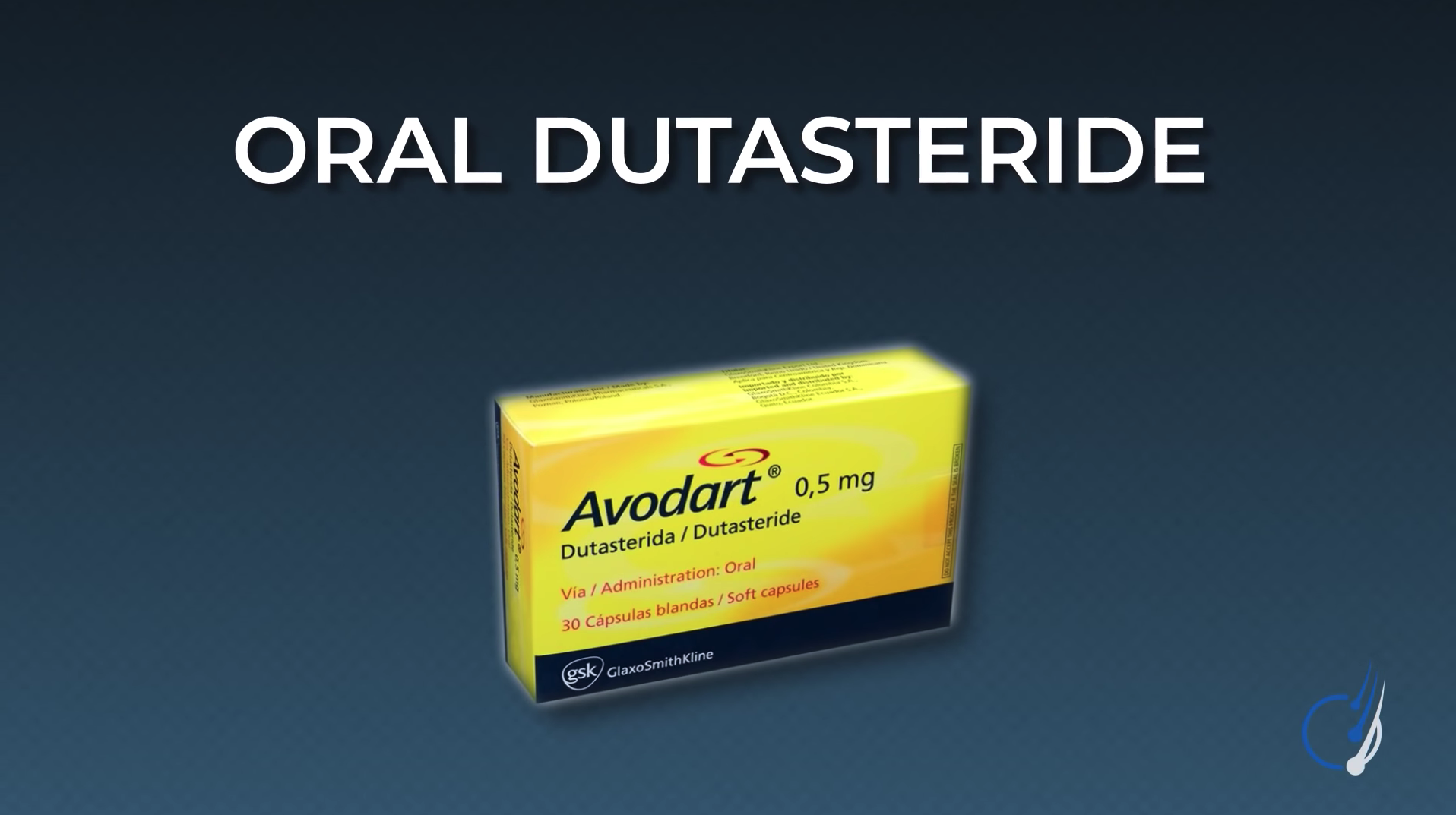 Oral dutasteride pills for hair losss