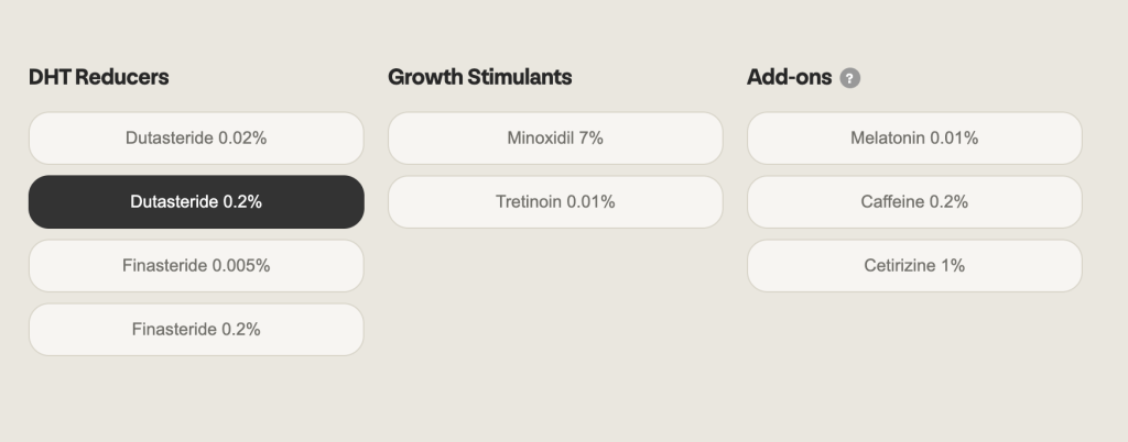 Ulo Topical Customizer DHT Reducers Growth Stimulants Add-Ons